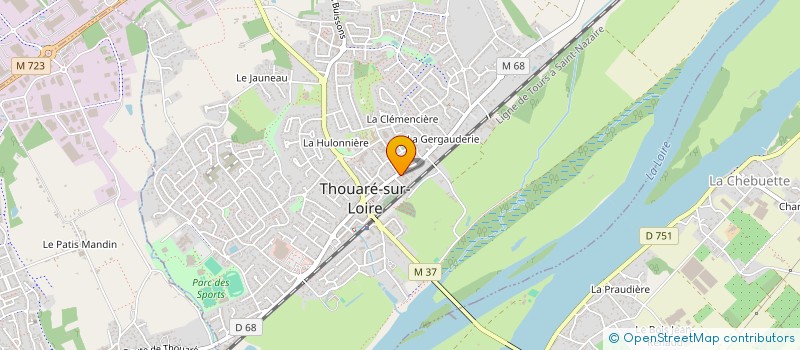 localisation de l'entreprise MONSIEUR REMI HEUVELIN à THOUARE-SUR-LOIRE