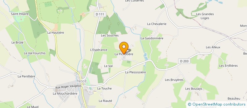 localisation de l'entreprise MONSIEUR REMI HIRON à PERCHE-EN-NOCE