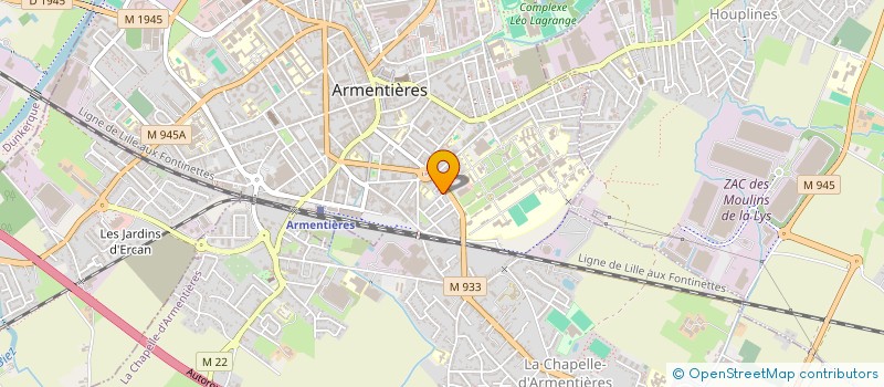 localisation de l'entreprise MONSIEUR REMI HOET  ARMENTIERES