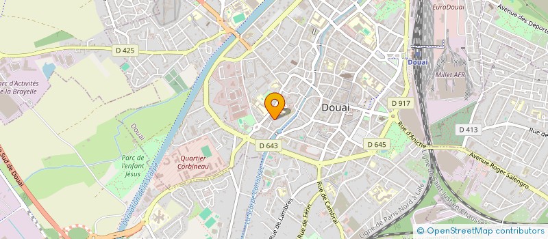 localisation de l'entreprise MONSIEUR REMI HOUDART à DOUAI