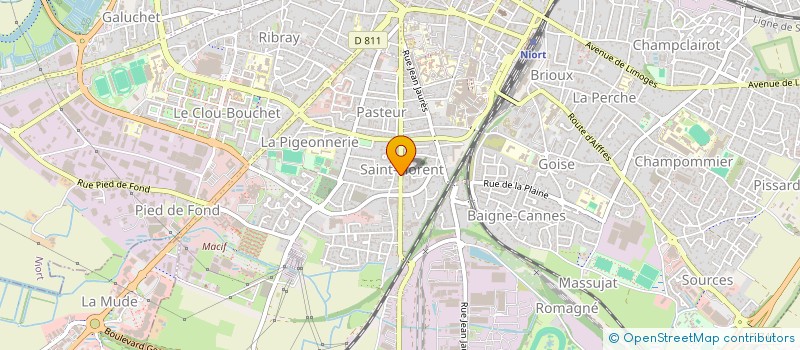 localisation de l'entreprise MONSIEUR REMI HUGUET  NIORT