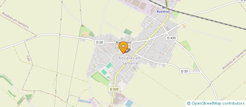 localisation de l'entreprise MONSIEUR REMI HUTELLIER à ROSIERES-EN-SANTERRE