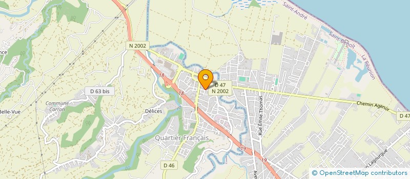 localisation de l'entreprise MONSIEUR REMI ISSARAMBE REFANE  SAINTE-MARIE