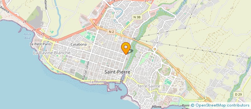 localisation de l'entreprise MONSIEUR REMI JACQUES PAUL PONSOT à SAINT-PIERRE