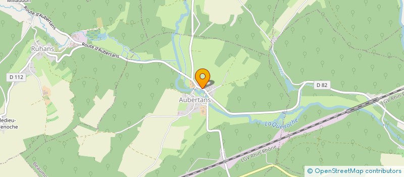 localisation de l'entreprise MONSIEUR REMI JACQUOT  BEAUMOTTE-AUBERTANS