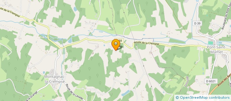 localisation de l'entreprise MONSIEUR REMI JAMME  MONTAGNAC-LA-CREMPSE