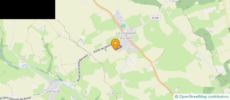 localisation de l'entreprise MONSIEUR REMI JANOUNY  LA CHAPELLE-DU-BOIS