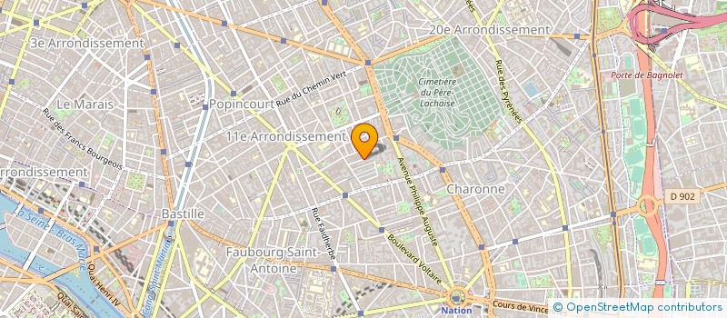 localisation de l'entreprise MONSIEUR REMI JAOUEN  PARIS