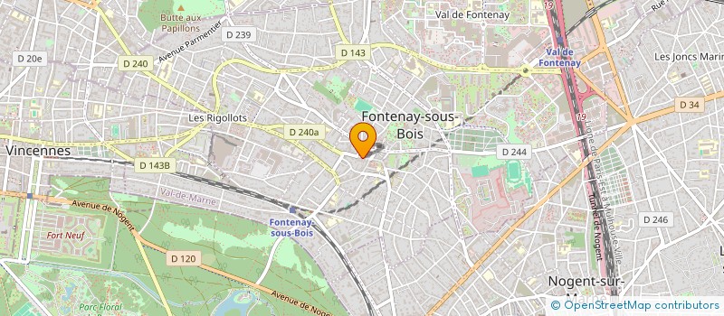 localisation de l'entreprise MONSIEUR REMI JAOUEN à FONTENAY-SOUS-BOIS