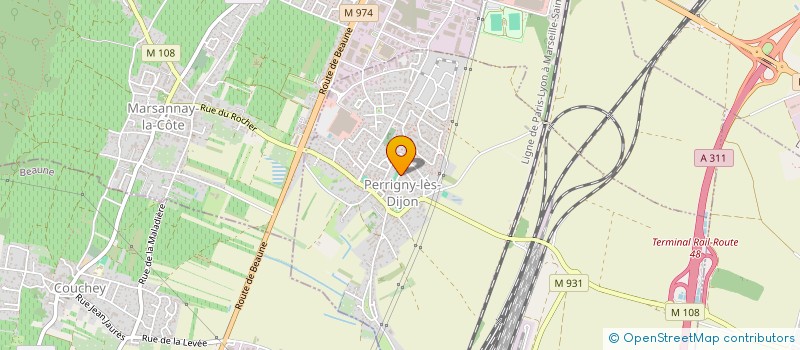 localisation de l'entreprise MONSIEUR REMI JEAN  PERRIGNY-LES-DIJON