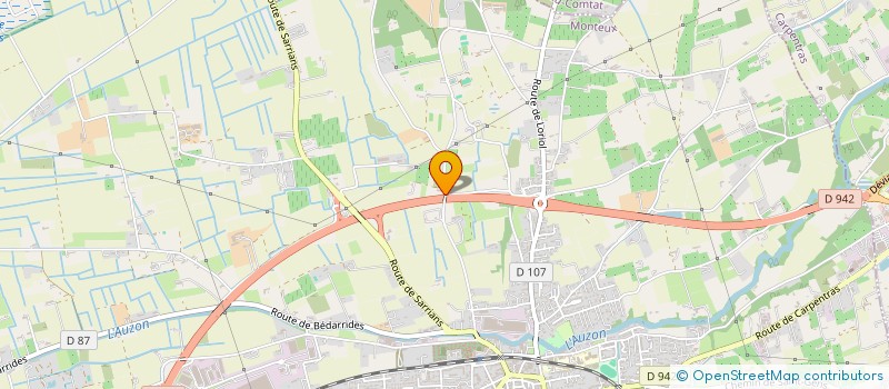 localisation de l'entreprise MONSIEUR REMI JEAN DECRET  MONTEUX