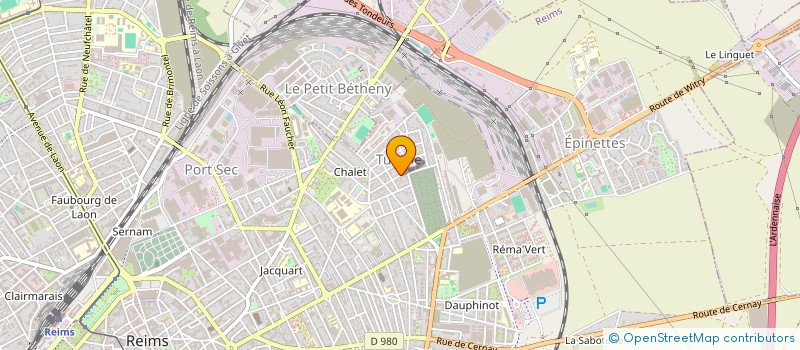 localisation de l'entreprise MONSIEUR REMI JEANNE  REIMS