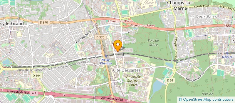 localisation de l'entreprise MONSIEUR REMI JEANROY  CHAMPS-SUR-MARNE