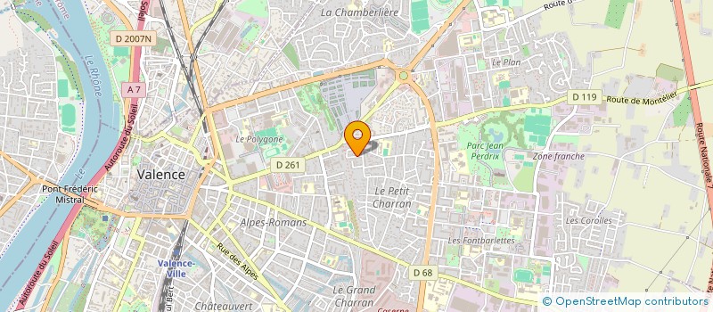 localisation de l'entreprise MONSIEUR REMI JOUANDET à VALENCE