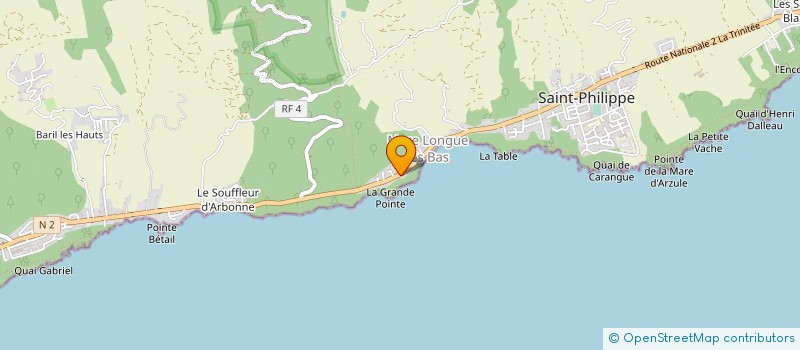 localisation de l'entreprise MONSIEUR REMI K BIDI  SAINT PHILIPPE