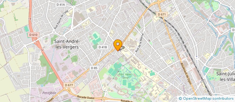 localisation de l'entreprise MONSIEUR REMI KLEIN  SAINT-ANDRE-LES-VERGERS