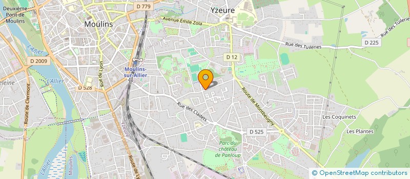 localisation de l'entreprise MONSIEUR REMI LAASRI à YZEURE