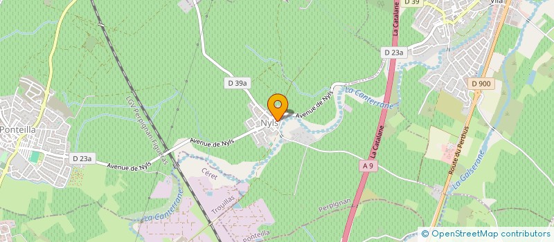 localisation de l'entreprise MONSIEUR REMI LABEYRIE  PONTEILLA