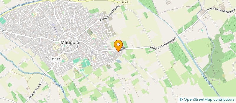 localisation de l'entreprise MONSIEUR REMI LACOMBE  MAUGUIO