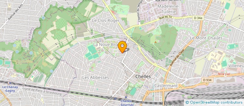 localisation de l'entreprise MONSIEUR REMI LACOMBE  CHELLES