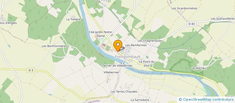localisation de l'entreprise MONSIEUR REMI LACOSTE à FONTGOMBAULT