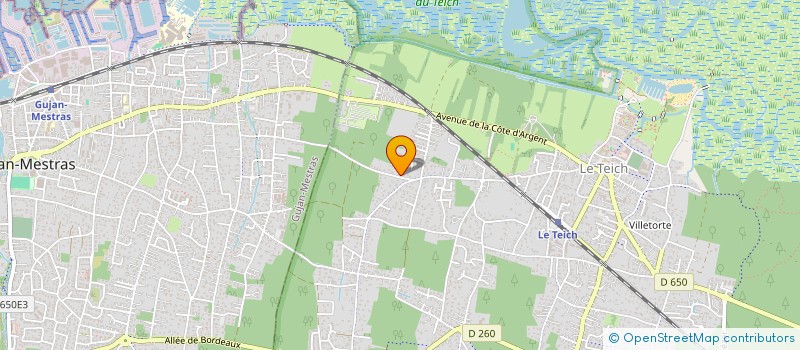 localisation de l'entreprise MONSIEUR REMI LAFON  LE TEICH