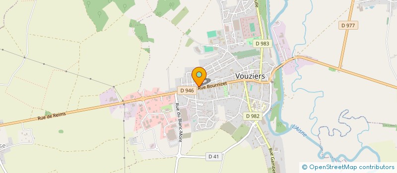 localisation de l'entreprise MONSIEUR REMI LAGNY  VOUZIERS