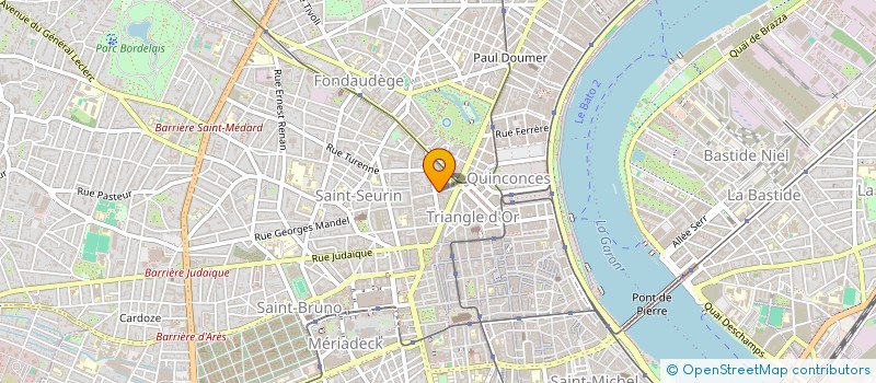 localisation de l'entreprise MONSIEUR REMI LAGOIN  BORDEAUX