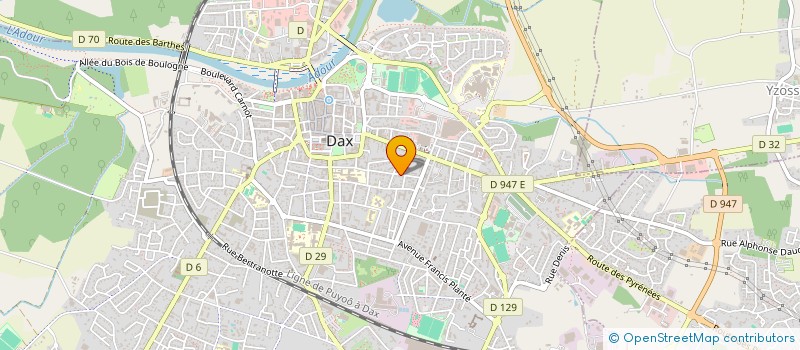 localisation de l'entreprise MONSIEUR REMI LALANNE TOUCHY à DAX