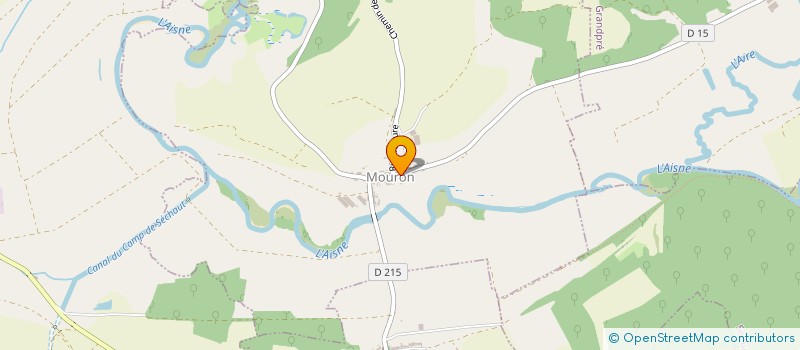 localisation de l'entreprise MONSIEUR REMI LALLEMENT  MOURON