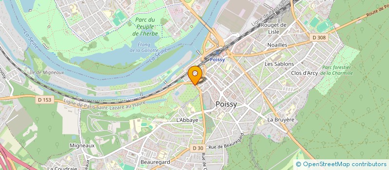 localisation de l'entreprise MONSIEUR REMI LAMBERT  POISSY