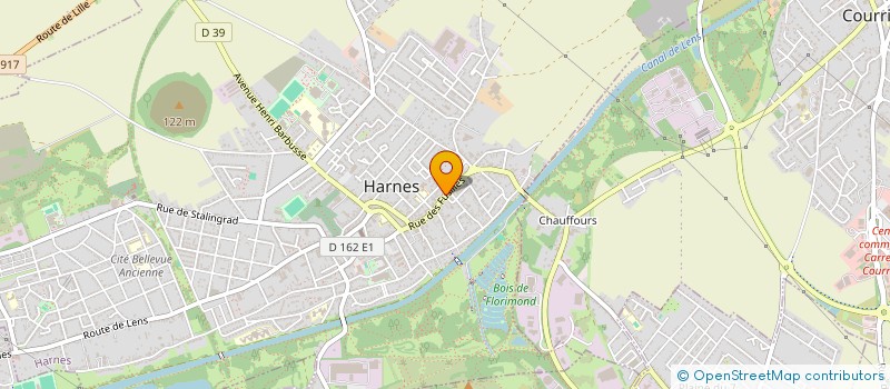 localisation de l'entreprise MONSIEUR REMI LAMBERT  HARNES