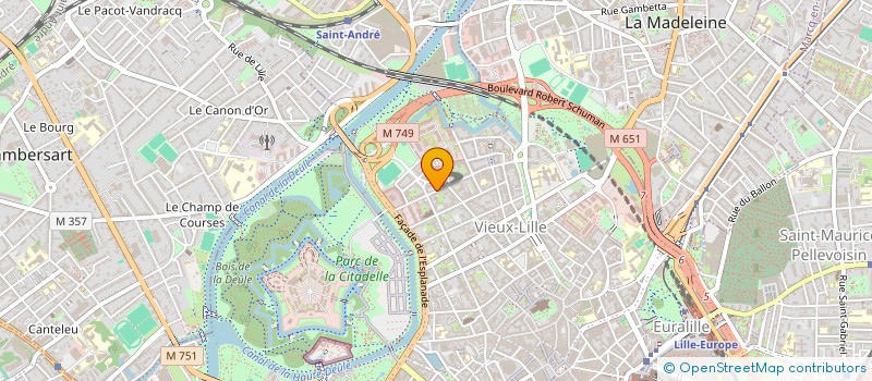 localisation de l'entreprise MONSIEUR REMI LAMOUROUX à LILLE