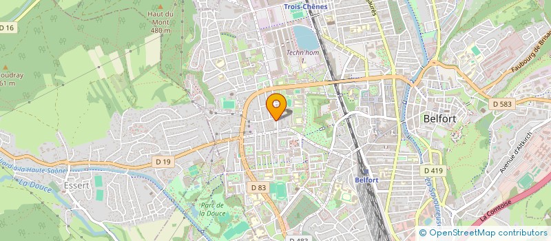 localisation de l'entreprise MONSIEUR REMI LANAUD à BELFORT