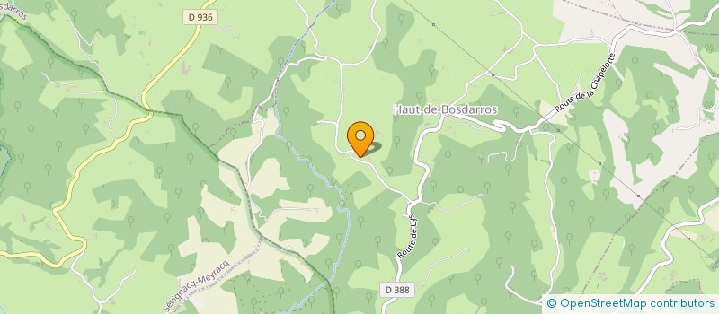 localisation de l'entreprise MONSIEUR REMI LANGLUME  HAUT-DE-BOSDARROS