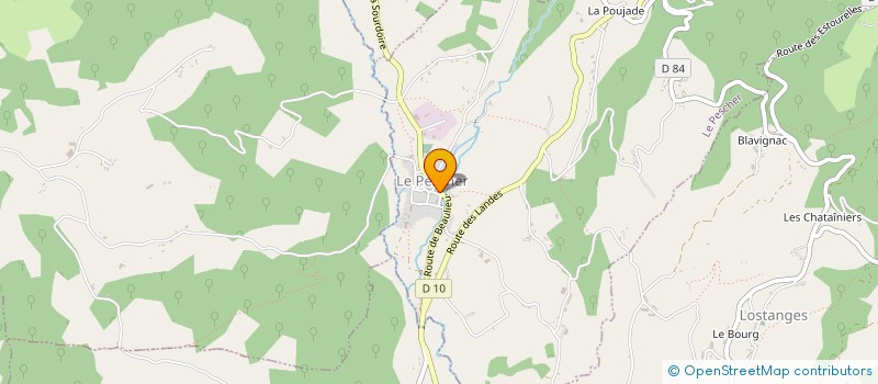 localisation de l'entreprise MONSIEUR REMI LAPERGUE  LE PESCHER