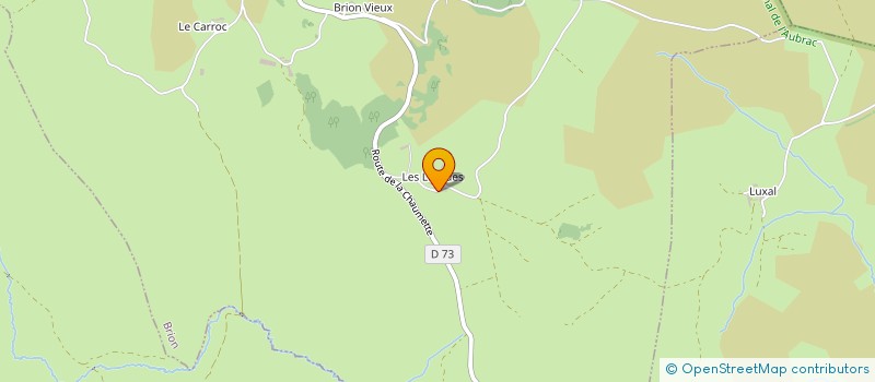 localisation de l'entreprise MONSIEUR REMI LAPORTE  BRION