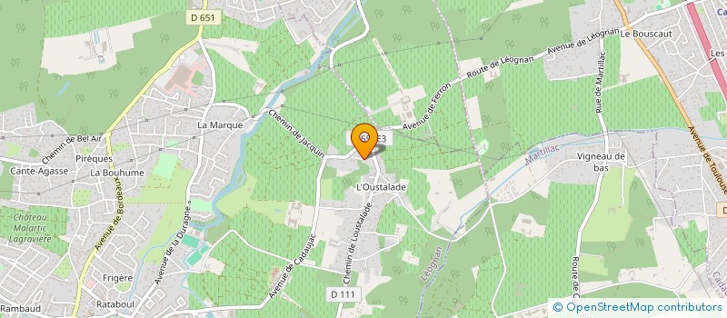 localisation de l'entreprise MONSIEUR REMI LARGUILLE  LEOGNAN