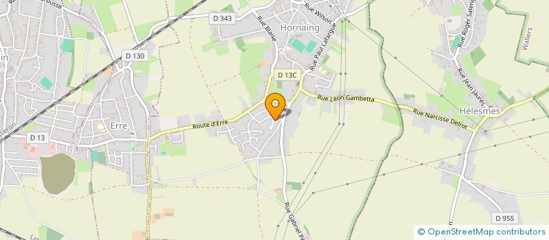 localisation de l'entreprise MONSIEUR REMI LARIVE  HORNAING