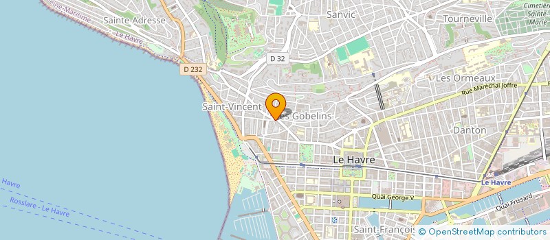 localisation de l'entreprise MONSIEUR REMI LARSON à LE HAVRE