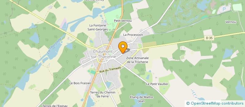 localisation de l'entreprise MONSIEUR REMI LAUNAY  CHAUMONT-SUR-THARONNE