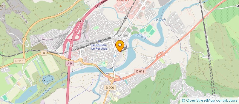 localisation de l'entreprise MONSIEUR REMI LE GOFF  LE BOULOU