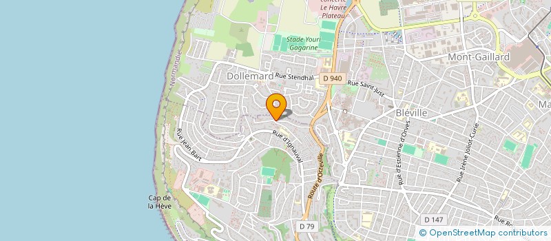 localisation de l'entreprise MONSIEUR REMI LE GRAND  SAINTE-ADRESSE