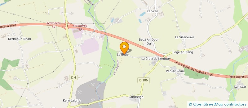 localisation de l'entreprise MONSIEUR REMI LE NAOUR à LE TREVOUX
