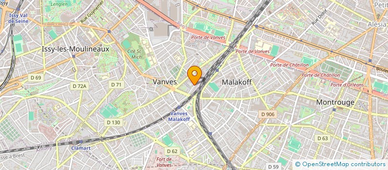 localisation de l'entreprise MONSIEUR REMI LECIAK à VANVES