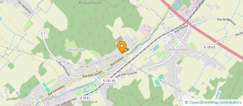localisation de l'entreprise MONSIEUR REMI LECOINTE  LAPUGNOY