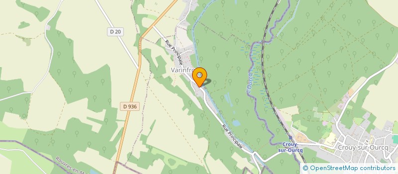 localisation de l'entreprise MONSIEUR REMI LECUYER  VARINFROY