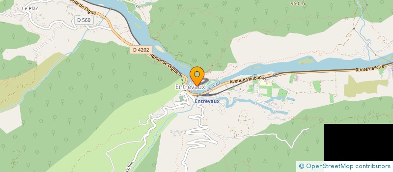 localisation de l'entreprise MONSIEUR REMI LEFEBVRE à ENTREVAUX