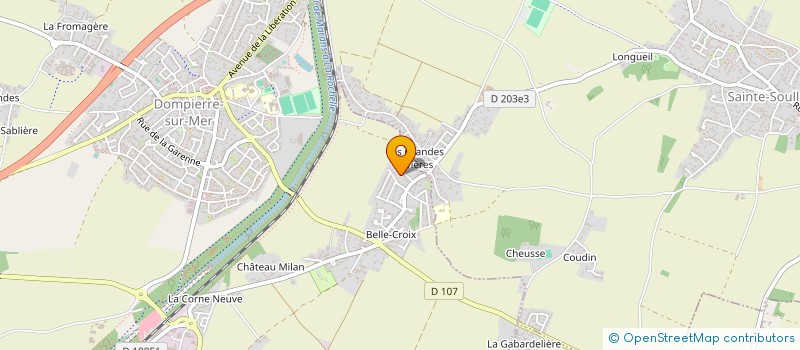 localisation de l'entreprise MONSIEUR REMI LEFEBVRE  DOMPIERRE-SUR-MER