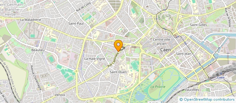 localisation de l'entreprise MONSIEUR REMI LEFEUVRE à CAEN